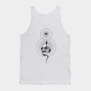 All seeing Eye of Providence and Snake of Wisdom Tank Top